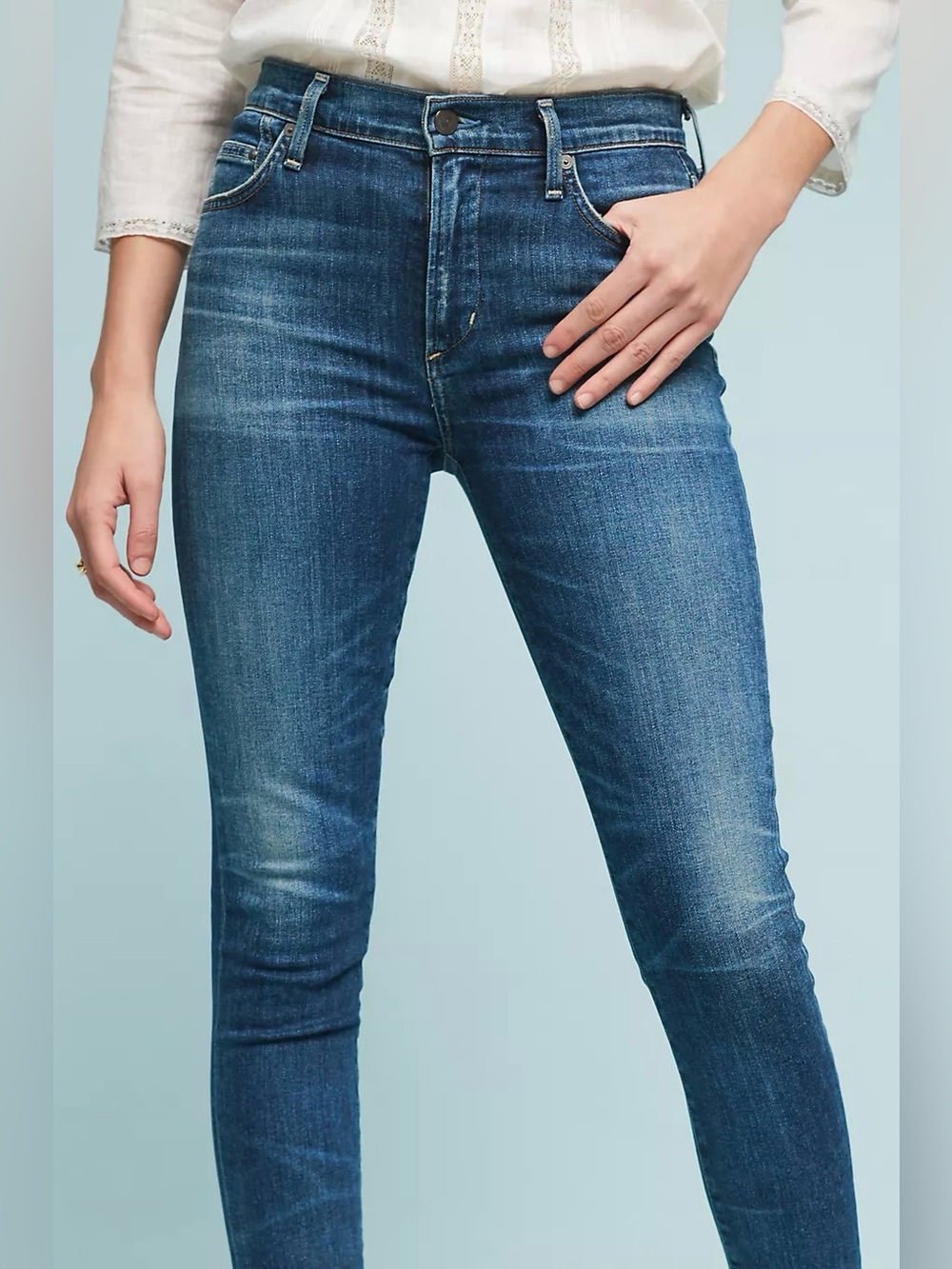 CITIZENS OF HUMANITY Rocket Crop High Rise Skinny Jeans (25)